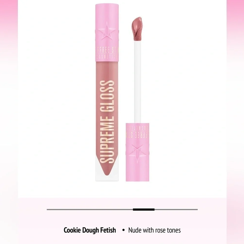 Jeffree Star Supreme Lip Gloss in Cookie Dough Fetish, NEW!